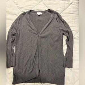 Old Navy Women's Gray Open-Front V-Neck Cardigan